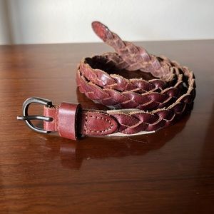 Land’s End Kid’s leather braided belt